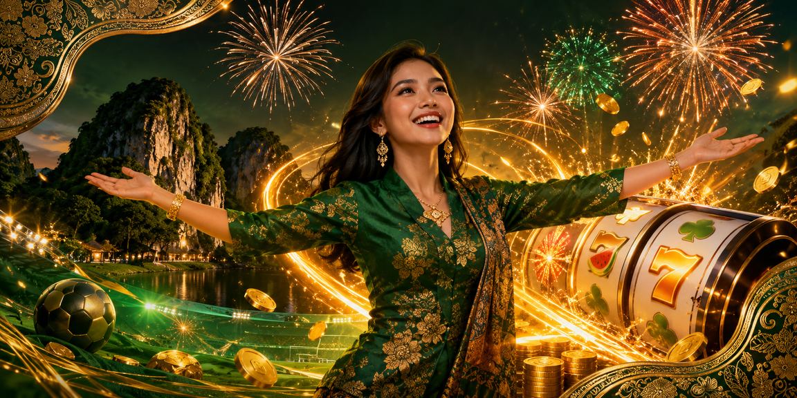 Pengguna di Ipoh mengakses permainan slot dan perlawanan langsung sport888 dengan latar batik