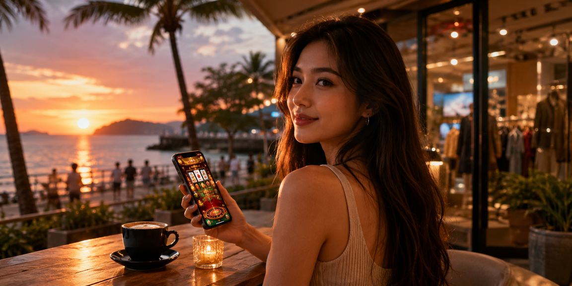 Pengguna di Kota Kinabalu menggunakan aplikasi kasino sport888 untuk bermain roulette dalam talian