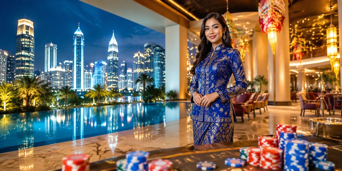 Pengguna wanita di Petaling Jaya berpakaian baju kurung menggunakan platform sport888 untuk mendaftar dan menerima bonus